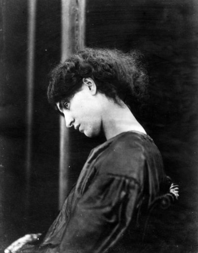Jane Morris, posed by Dante Gabriel Rossetti (albumen print) by John R. Parsons